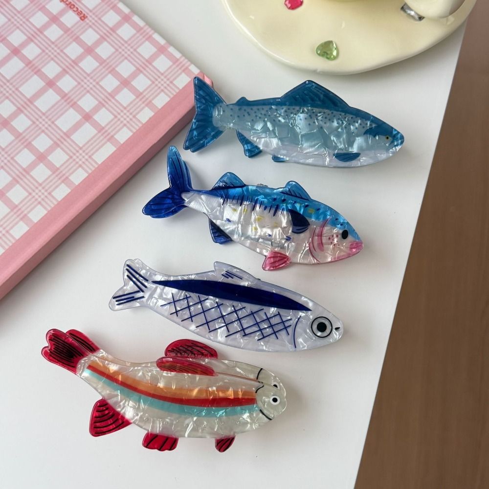 Korean Lifestyle & Kids Boutique Photos - Hairpin Ocean Animal Hair Claw Pvc
