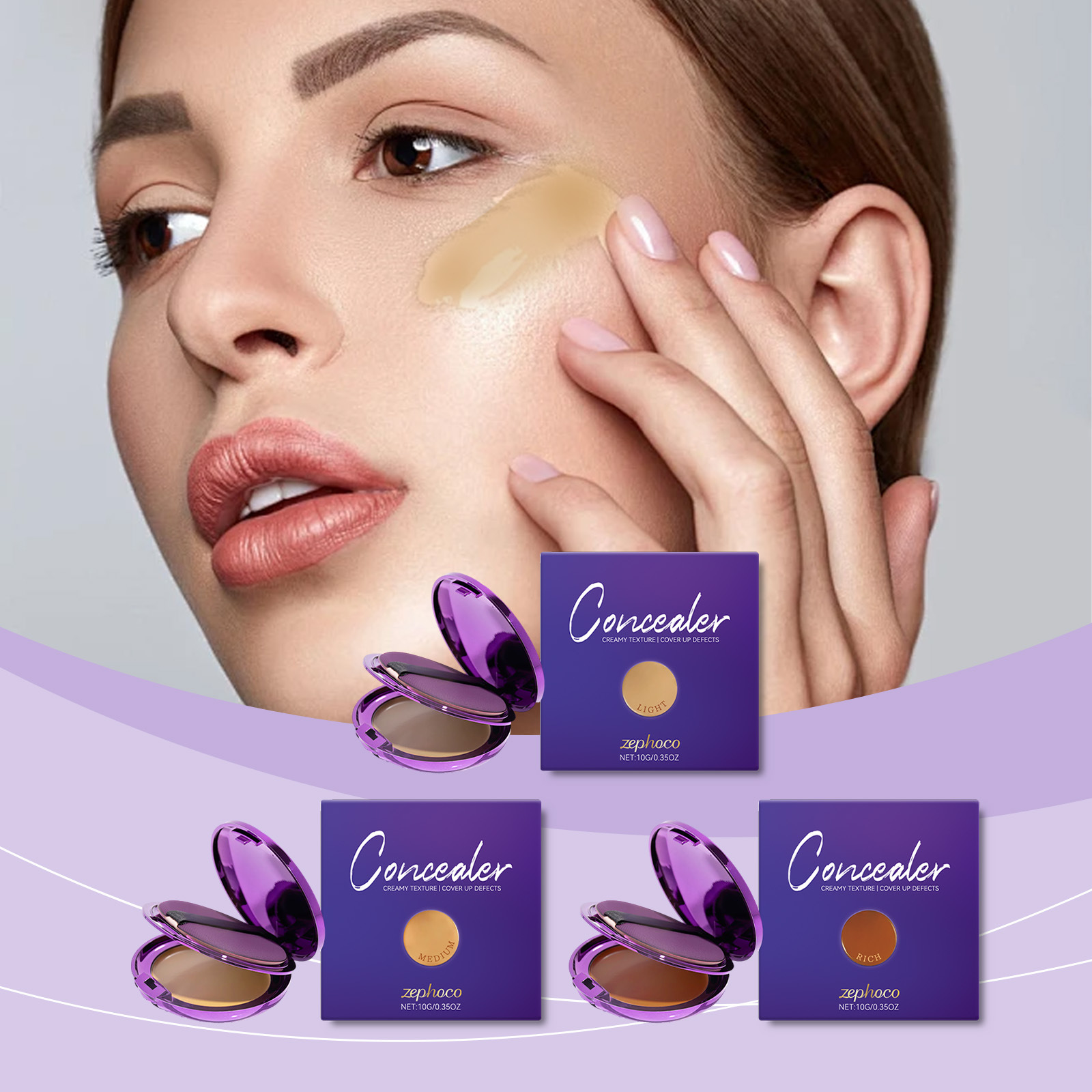 Bb Cushion Korean - Soft Matte Cream Concealer Full Coverage