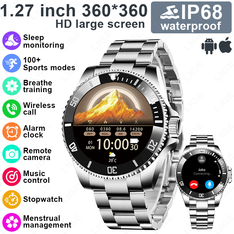 Korean Luxury Lifestyle - LIGE New Style Luxury Smart Watch