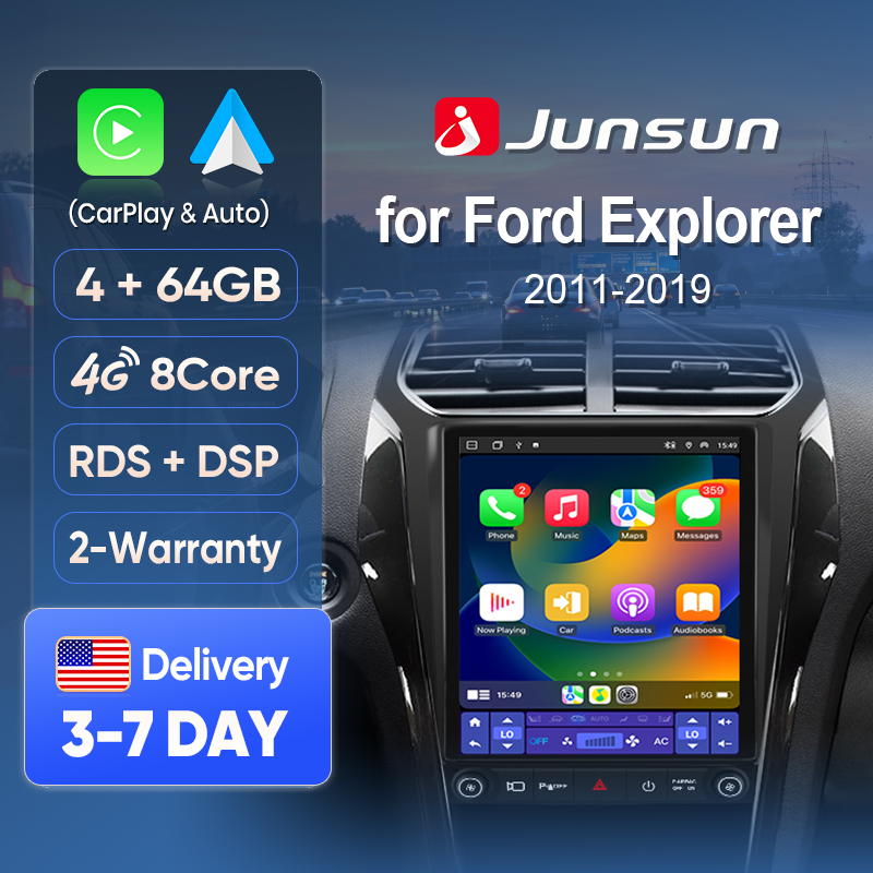 Korean Lifestyle Video - Junsun Wireless CarPlay Screen for Ford