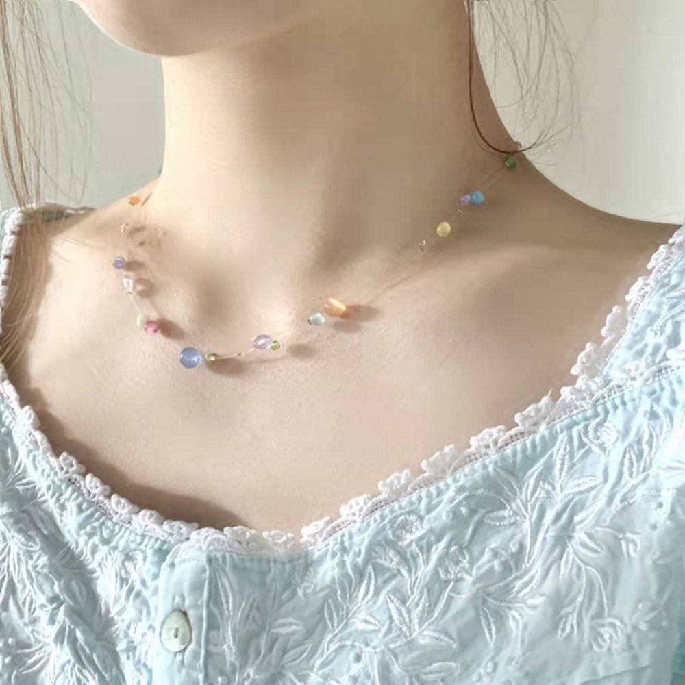 Korean Lifestyle Aesthetic - Sweet Alloy Korean Style Necklace Resin