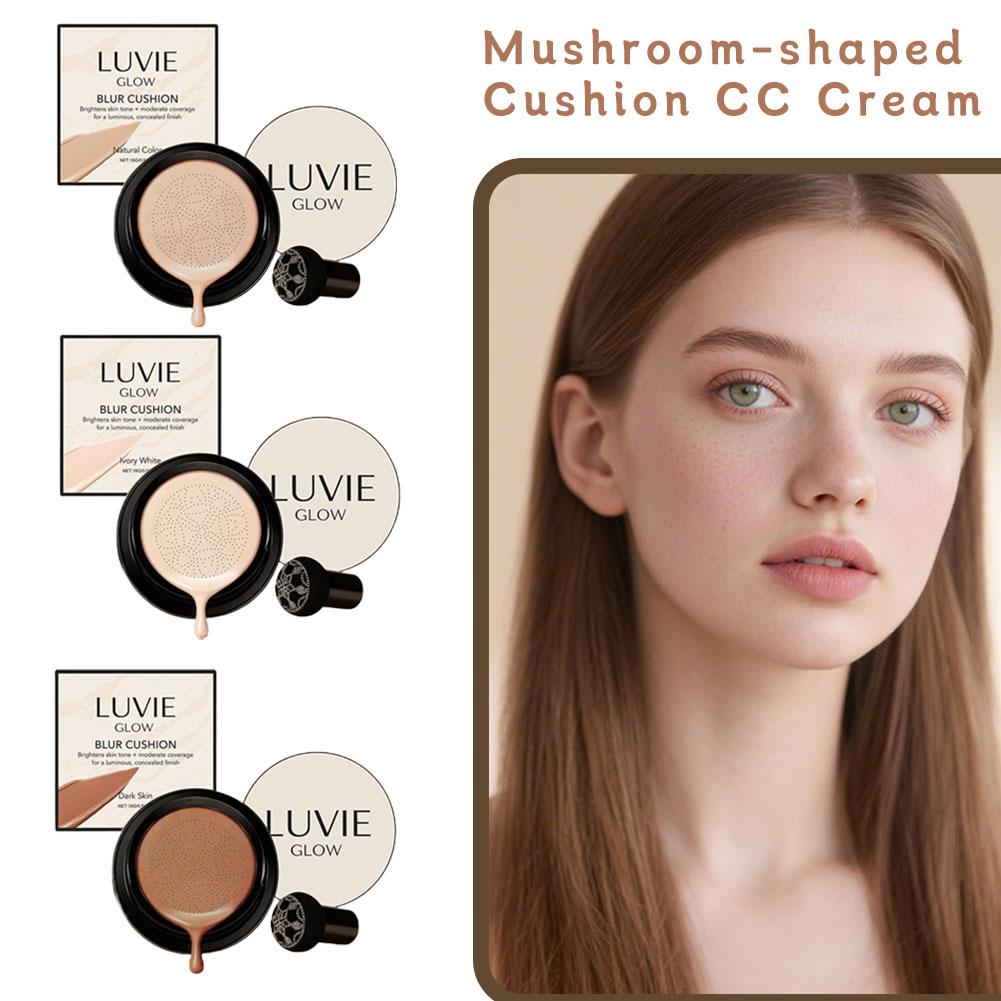 Bb Cushion Korean - LUVIE GLOW Korean Mushroom Puff Air
