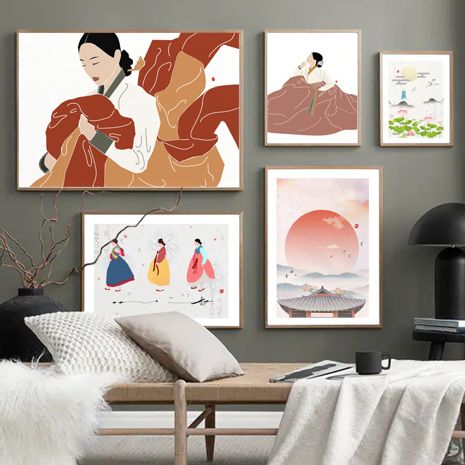 Korean Lifestyle Aesthetic - Korean Style Boho Hanbok Girl Asian