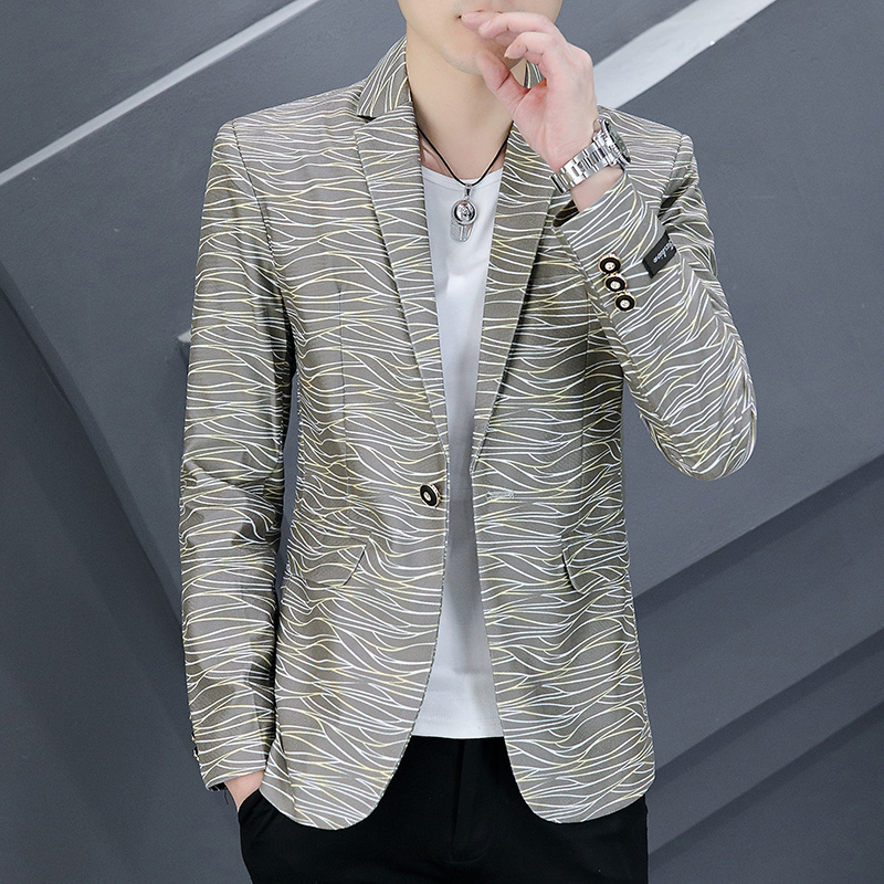 Korean Lifestyle & Kids Boutique Photos - Slim Fit Short Men's Suit Jacket