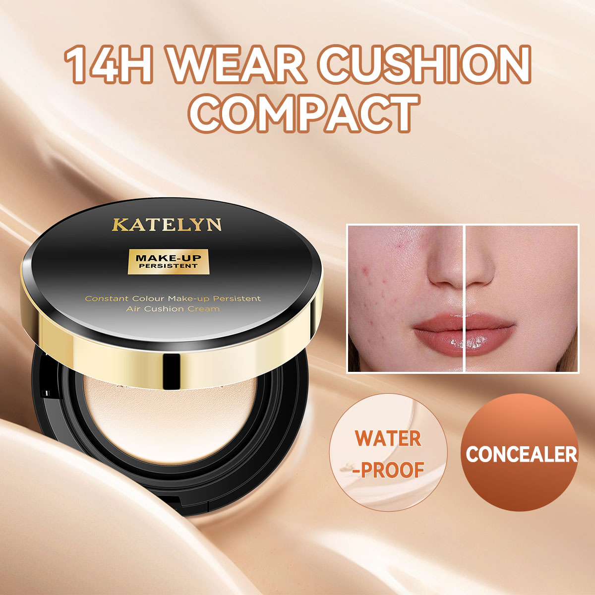 Face Foundation Liquid Moistur - Bb Cushion Korean 评论和价格
