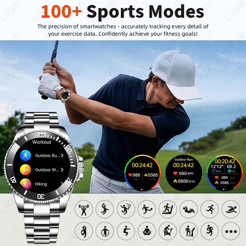 LIGE New Style Luxury Smart Wa - Korean Luxury Lifestyle 评论和价格