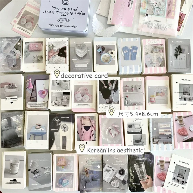 30Pcs Korean Ins Chic Girlish  - Korean Lifestyle Aesthetic 评论和价格