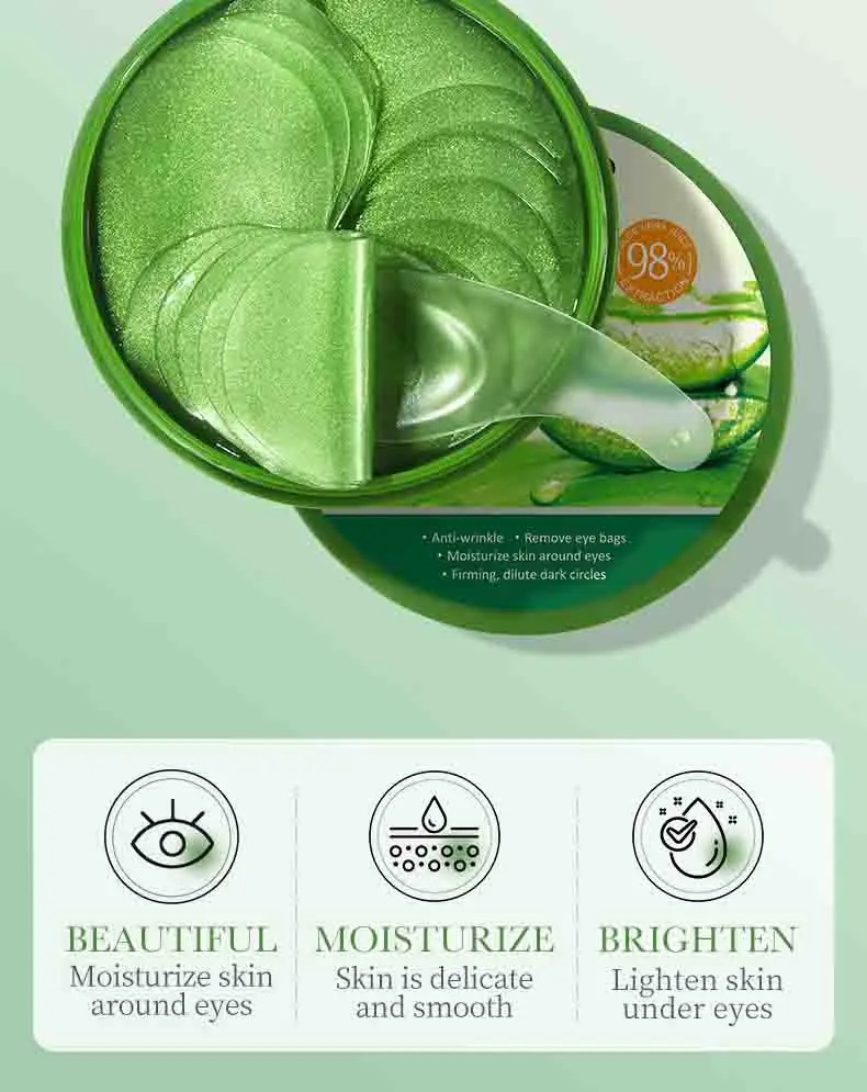 60pcs Aloe Vera Collagen Eye M - Sheet Mask Collagen 评论和价格