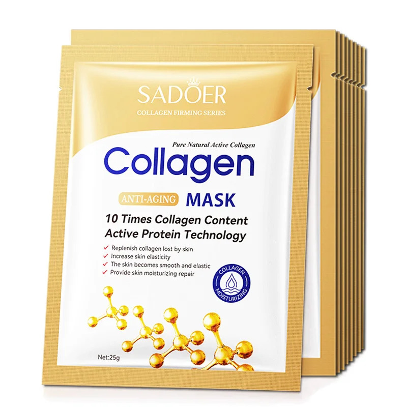 10pcs Anti-aging Collagen Face - Sheet Mask Collagen 评论和价格