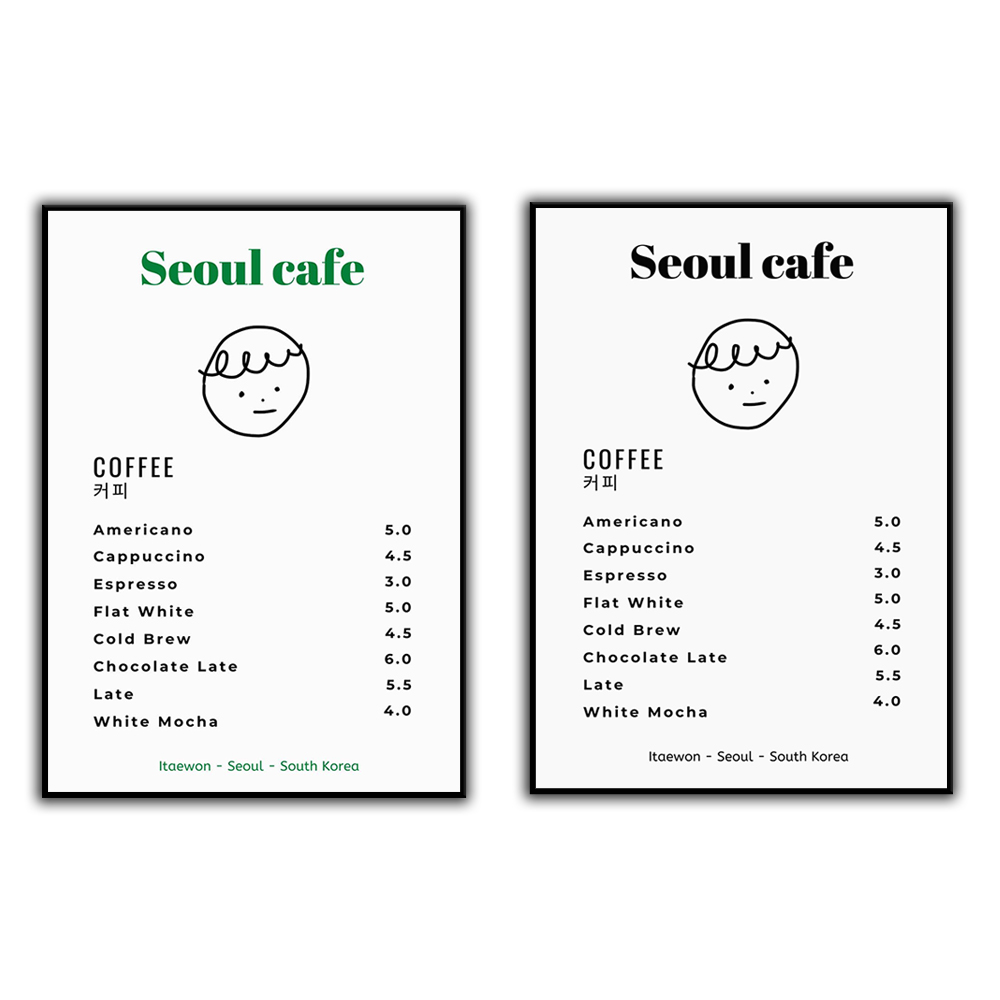 Seoul Cafe Print Wall Art Prin - Korean Lifestyle Aesthetic 评论和价格