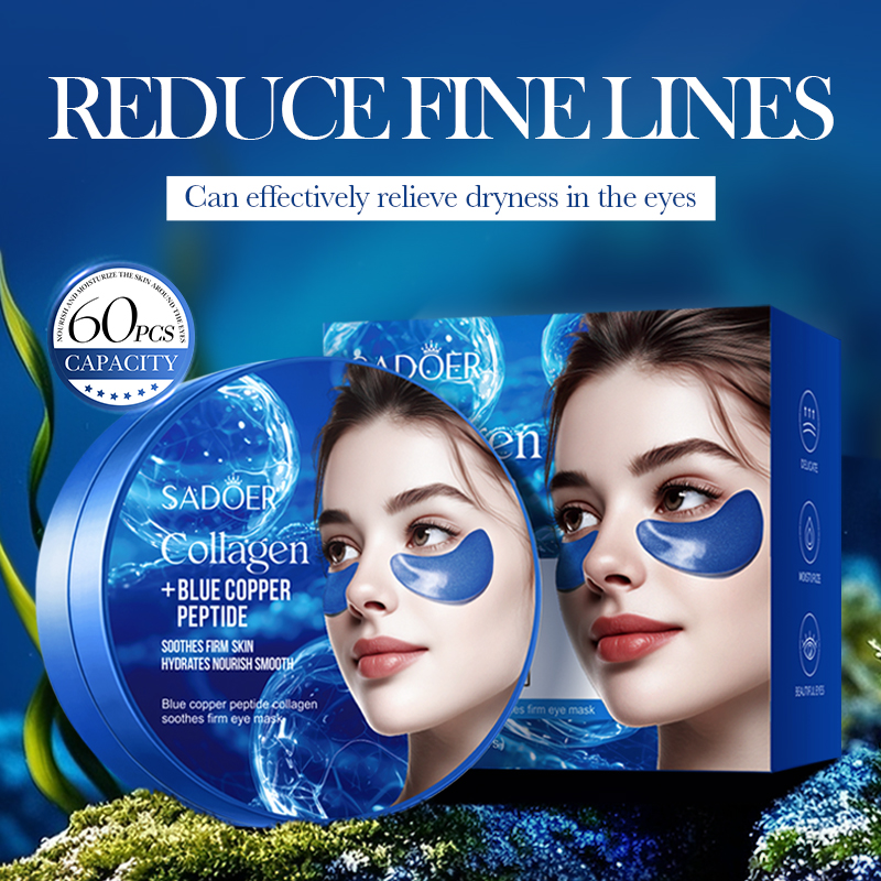 60pcs SADOER Caffeine Crystal  - Sheet Mask Collagen 评论和价格
