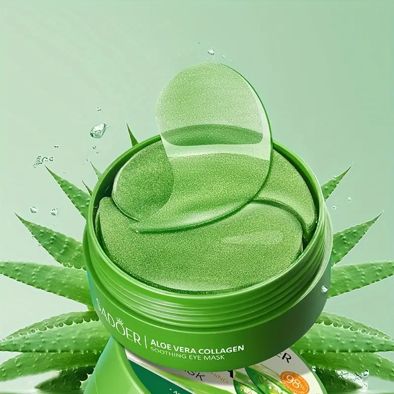 60 Pieces of Aloe Vera Collage - Sheet Mask Collagen 评论和价格