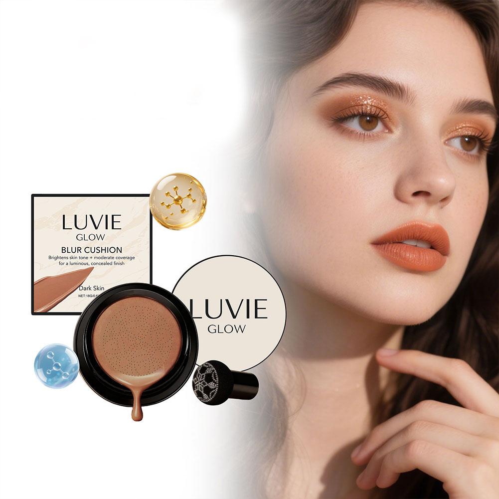LUVIE GLOW Korean Mushroom Puf - Bb Cushion Korean 评论和价格