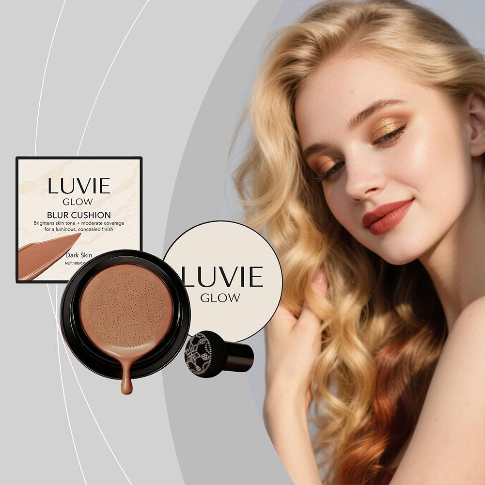 LUVIE GLOW Korean Mushroom Puf - Bb Cushion Korean 评论和价格
