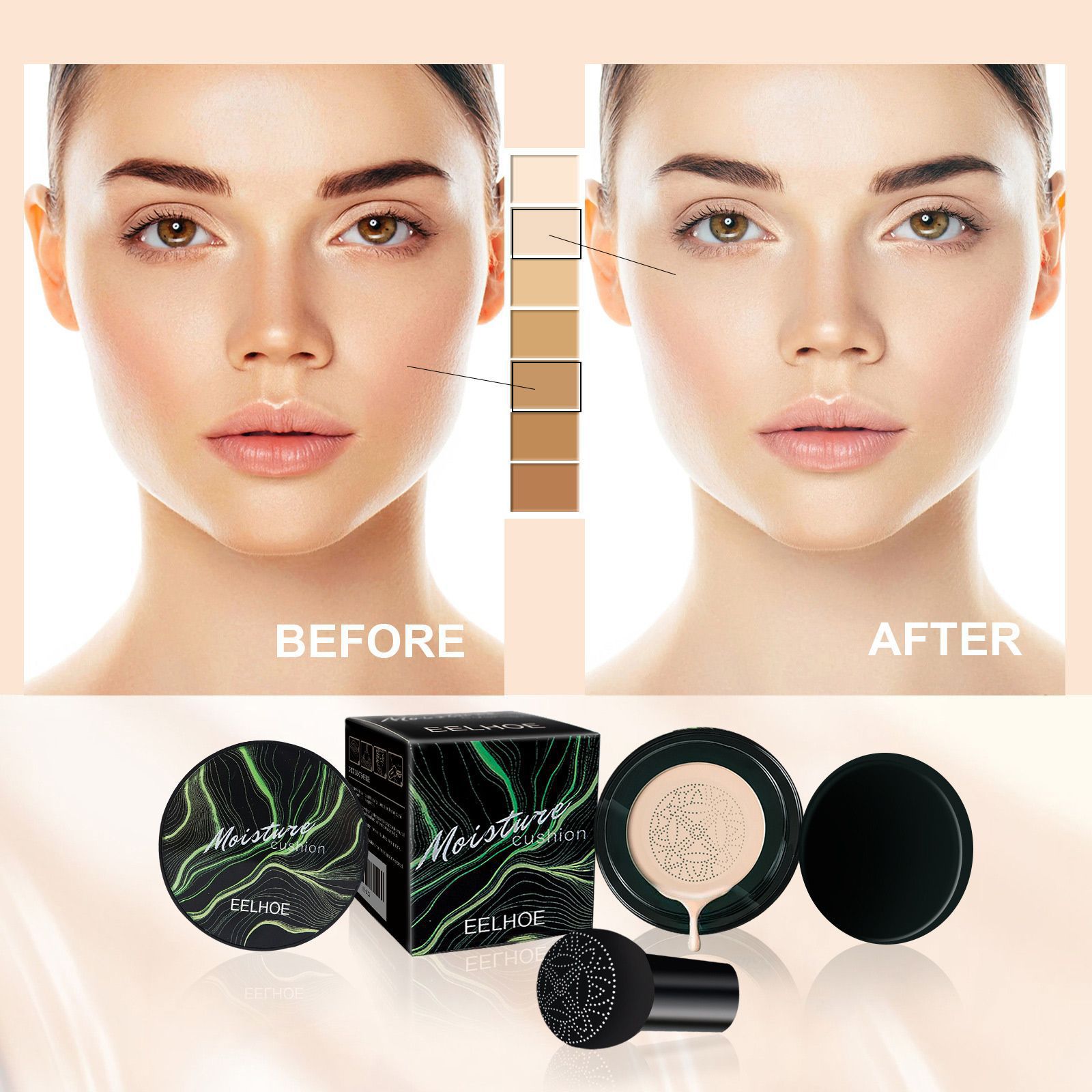 EELHOE Mushroom Head Air Cushi - Bb Cushion Korean 评论和价格