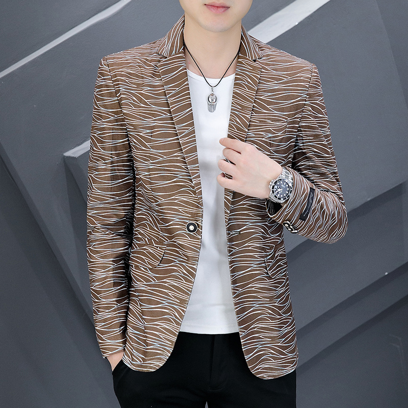 Slim Fit Short Men's Suit Jack - Korean Lifestyle & Kids Boutique Photos 评论和价格