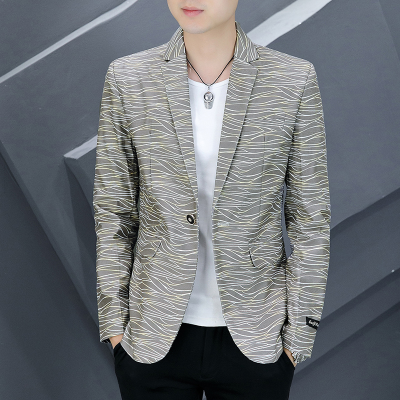 Slim Fit Short Men's Suit Jack - Korean Lifestyle & Kids Boutique Photos 评论和价格